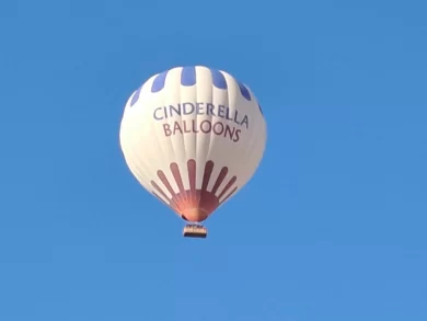 Balloon over Seti I Temple