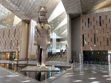 Rameses II statue at the GEM