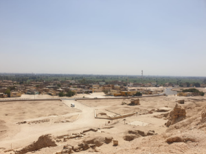 Looking East from Dra Abu el-Naga